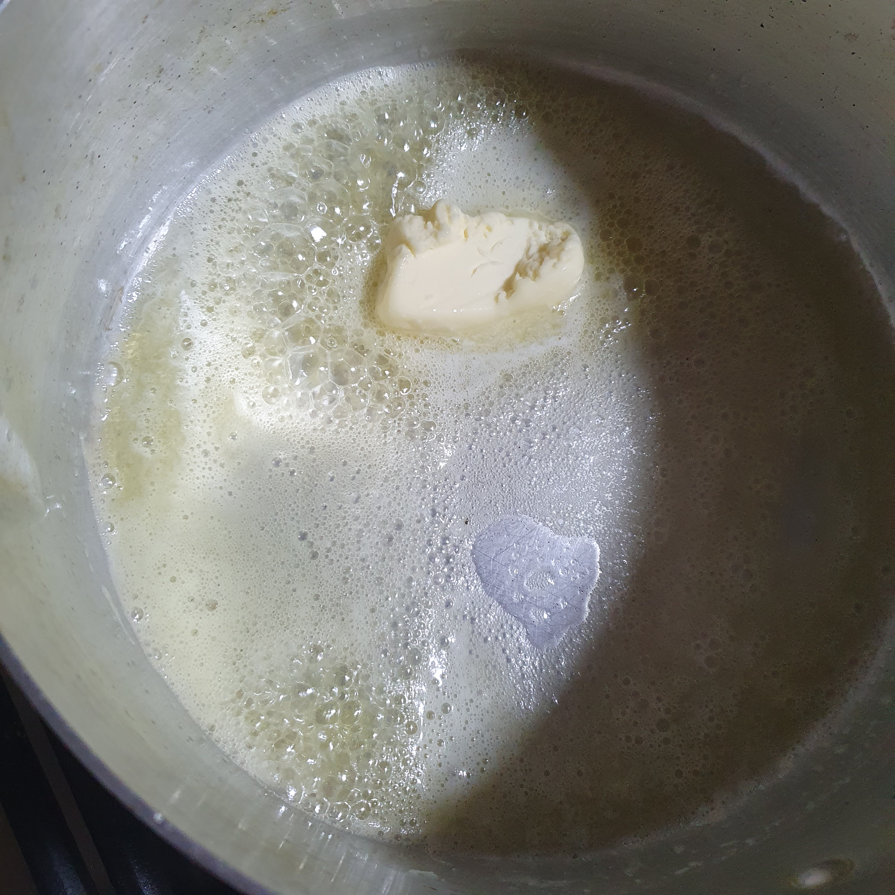 Melt butter