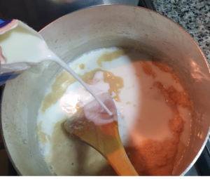 add milk